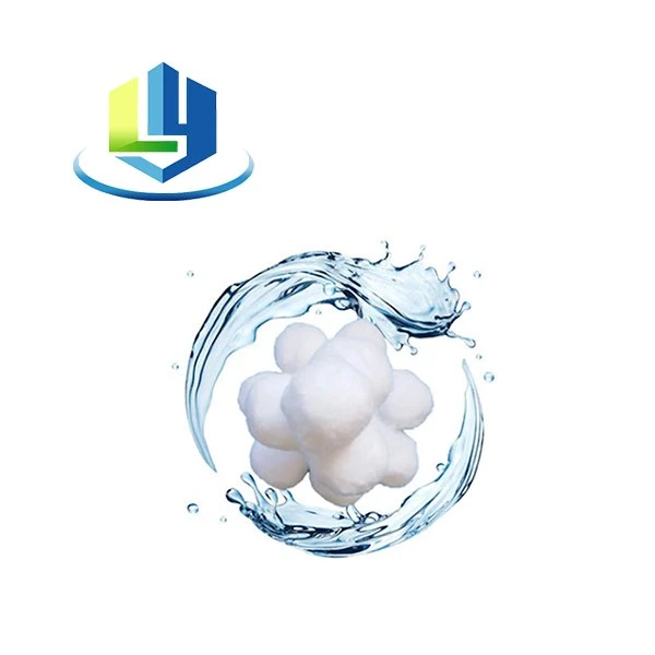 Meio de esfera de filtro de água de fibra de poliéster