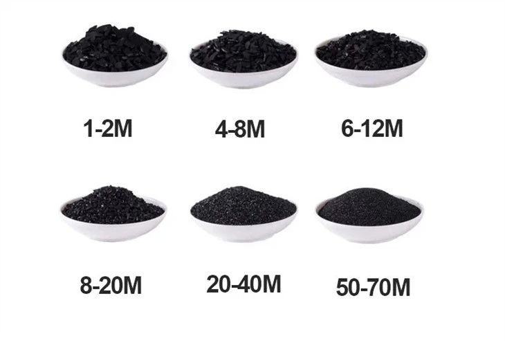 Gold Recovery 6x12 Mesh Size Acid Wash Granular Coconut Shell Activated Carbon Manufacturer