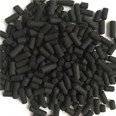 China 4 mm purificador de ar de pellets de carvão ativado à base de carvão carvão ativado Golumnar para purificação de ar