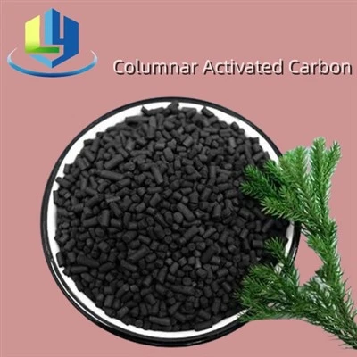 Fornecimento direto da fábrica Tratamento de água potável de alta qualidade com base em casca de coco 4mm pellets de carvão ativado cilíndrico