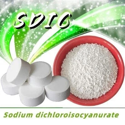 CAS multifuncional de alta qualidade 2893-78-9 25kg tambores 60 por cento de pureza em pó dicloroisocianurato de sódio SDIC