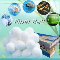 Meios de filtro Eco-amigáveis da fibra das bolas de filtro da associação para filtros de areia da piscina