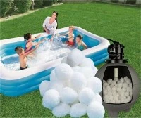 Bolas de filtro de areia para piscina, bolas de limpeza de água para bomba de filtro de piscina