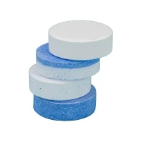 O descolorante branco dos produtos químicos do tratamento da água pulveriza tabuletas brancas do cloro da piscina TCCA 90