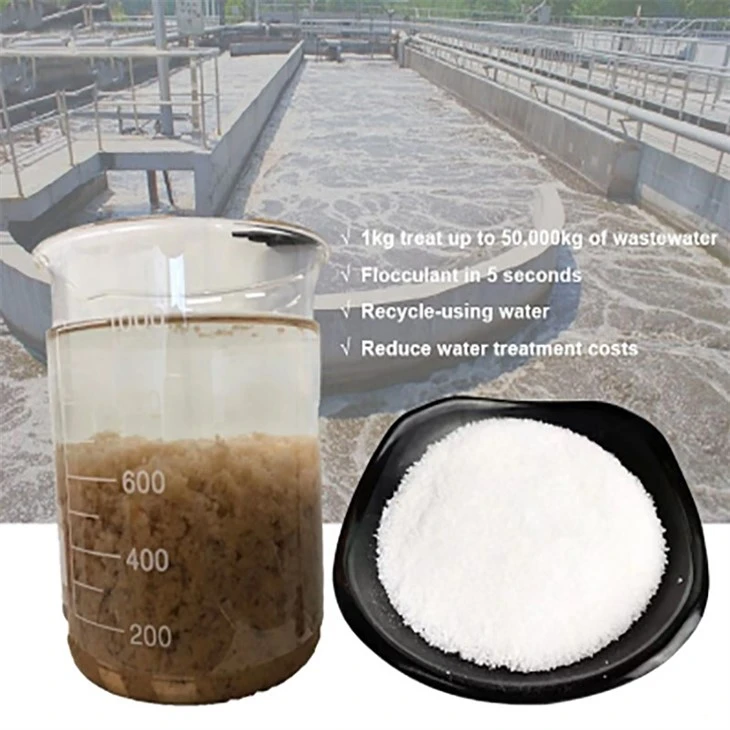 Free Simple Water Treatment Polymer Polyacrylamide Flocculant For Sludge Dewatering