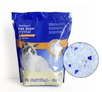 Adsorção livre de poeira rápida 1,8 kg Fornecimento direto da fábrica atacado de alta qualidade para limpeza de areia de sílica cristal azul maca de gato