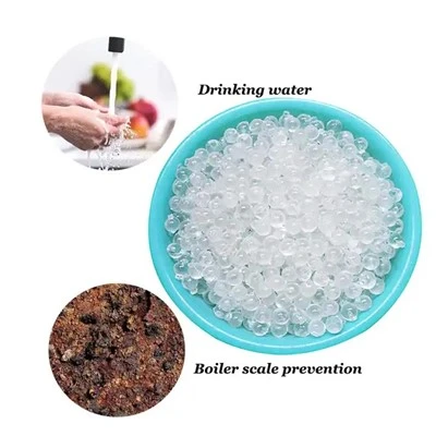 Preço de fábrica Material do filtro de água 10mm Inibidor de incrustação de bola de fósforo de silício granular