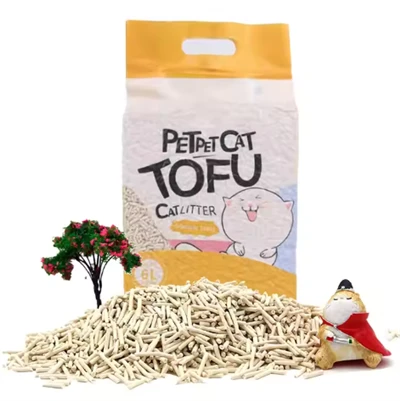 Maca de gato de tofu de alta qualidade, desodorizante e aglomerante, livre de poeira, maca de gato lavável e ecologicamente correta