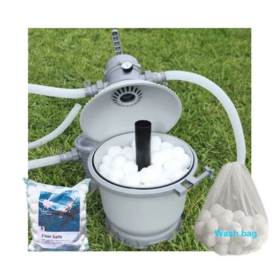 Poo Filter Media 100% Poliéster Bola de Fibra Filtro de Areia 700g Filtro Bola Fit Dispositivo de Limpeza de Piscina