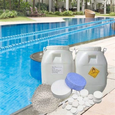 Desinfetante para piscina Cloro Ácido tricloroisocianúrico Produtos químicos de limpeza Pó Comprimidos granulares TCCA 90%